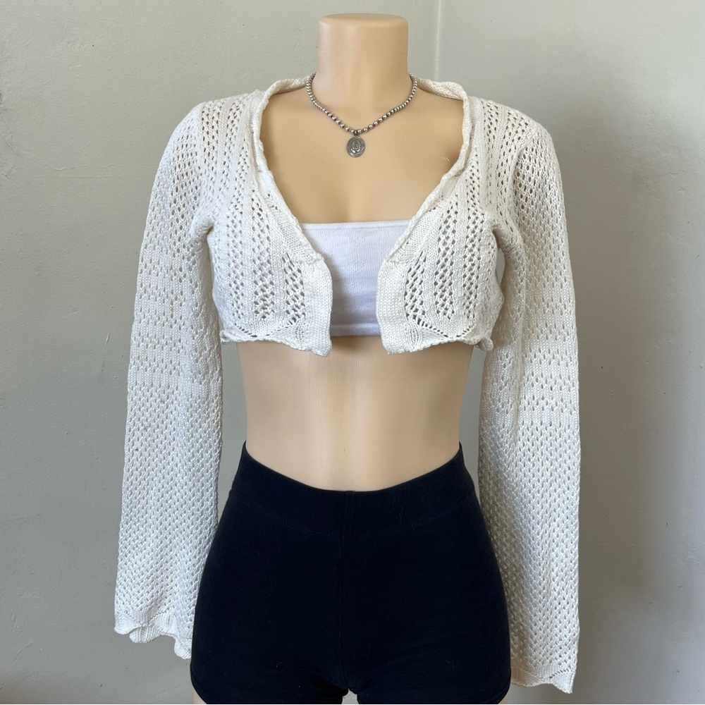 Cotton On White Knit Cardigan